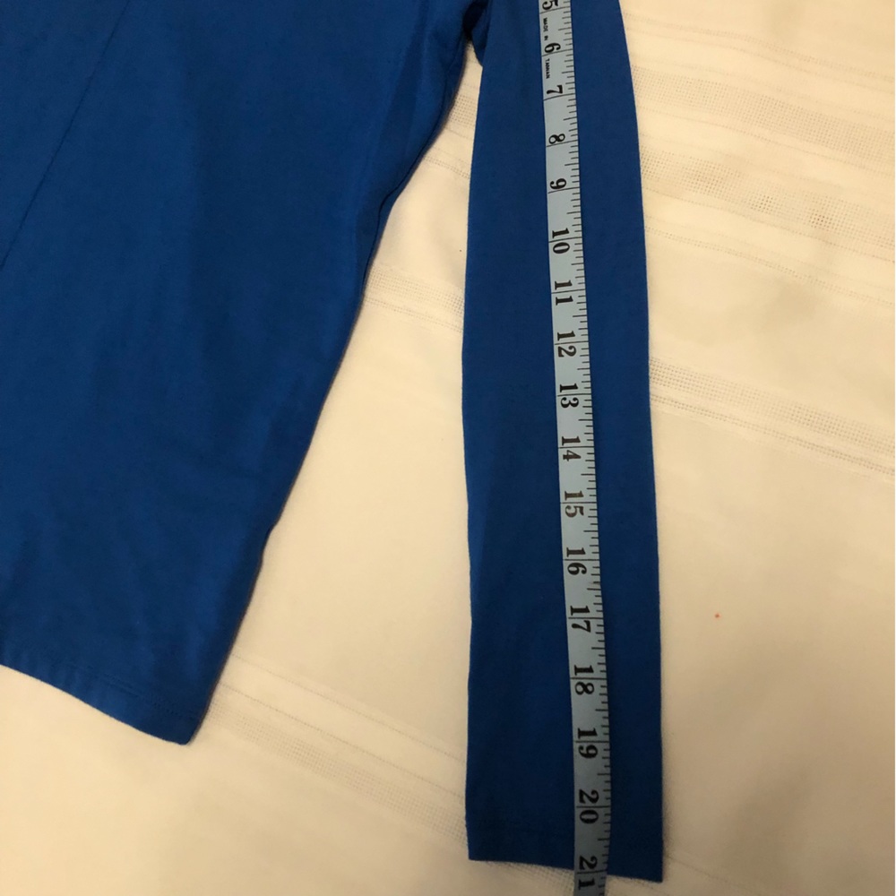 NWOT Talbots Petite Platinum Jersey High Neck Top - Picture 5 of 6